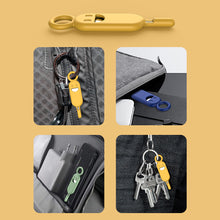 Load image into Gallery viewer, 2 IN 1 Anti-Lost Sim Card Eject Pin Needle with Storage Case Mobile Phone SIMCard Protector Holder Ejecter Tool Keyring Pendent
