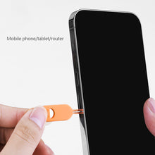 Load image into Gallery viewer, 2 IN 1 Anti-Lost Sim Card Eject Pin Needle with Storage Case Mobile Phone SIMCard Protector Holder Ejecter Tool Keyring Pendent
