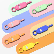 Load image into Gallery viewer, 2 IN 1 Anti-Lost Sim Card Eject Pin Needle with Storage Case Mobile Phone SIMCard Protector Holder Ejecter Tool Keyring Pendent
