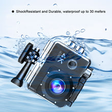 Load image into Gallery viewer, 4K/30FPS Outdoor Waterproof Diving Camera F2.0 Large Aperture Cyclic Recording Anti-Shake Sports Camera
