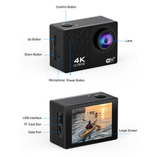 Load image into Gallery viewer, 4K/30FPS WIFI Digital Camera Outdoor Diving DV Anti-Shake And Waterproof Sports Camera
