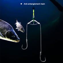 Load image into Gallery viewer, 10PCS Anti-Winding Unloading Silica Gel Eight Loop Sub Wire Connector High Elastic Fork Fishing Gear Supplies
