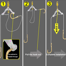 Load image into Gallery viewer, 5PCS Anti-Winding Unloading Sub Line Clamp Silica Gel Fork Instant Fishing Accessories
