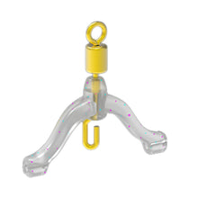 Load image into Gallery viewer, 5PCS Anti-Winding Unloading Sub Line Clamp Silica Gel Fork Instant Fishing Accessories
