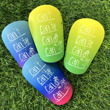 Load image into Gallery viewer, 1Pair Can't Gradation Pattern Professional Football Shin Guard PU Thick Anti-Collision And Shock-Absorbing Insert Board Sports Protective Supplies
