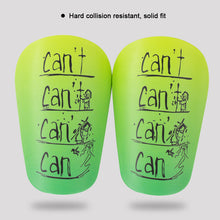 Load image into Gallery viewer, 1Pair Can't Gradation Pattern Professional Football Shin Guard PU Thick Anti-Collision And Shock-Absorbing Insert Board Sports Protective Supplies
