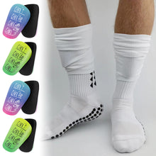 Load image into Gallery viewer, 1Pair Can't Gradation Pattern Professional Football Shin Guard PU Thick Anti-Collision And Shock-Absorbing Insert Board Sports Protective Supplies
