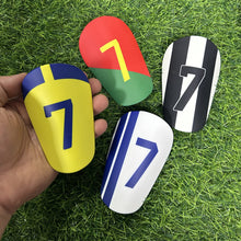 Load image into Gallery viewer, 1Pair NO.7 Professional Football Shin Guard PU Thick Anti-Collision And Shock-Absorbing Insert Board Sports Protective Supplies
