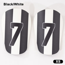 Load image into Gallery viewer, 1Pair NO.7 Professional Football Shin Guard PU Thick Anti-Collision And Shock-Absorbing Insert Board Sports Protective Supplies
