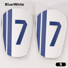 Load image into Gallery viewer, 1Pair NO.7 Professional Football Shin Guard PU Thick Anti-Collision And Shock-Absorbing Insert Board Sports Protective Supplies
