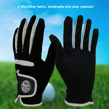 Load image into Gallery viewer, 1PC Men's Golf Microfiber Cloth Gloves Breathable Wear-Resistant Sports Gloves Distinguish Between Left And Right Hand Golf Supplies
