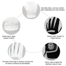 Load image into Gallery viewer, 1PC Men's Golf Microfiber Cloth Gloves Breathable Wear-Resistant Sports Gloves Distinguish Between Left And Right Hand Golf Supplies
