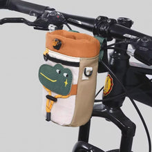 Load image into Gallery viewer, Cute Cartoon Riding Hanging Bag Bicycle Kettle Sundries Storage Bag Self-Adhesive Cloth Binding Fixed
