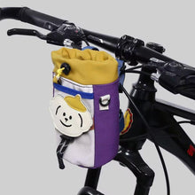 Load image into Gallery viewer, Cute Cartoon Riding Hanging Bag Bicycle Kettle Sundries Storage Bag Self-Adhesive Cloth Binding Fixed
