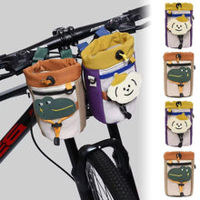 Load image into Gallery viewer, Cute Cartoon Riding Hanging Bag Bicycle Kettle Sundries Storage Bag Self-Adhesive Cloth Binding Fixed
