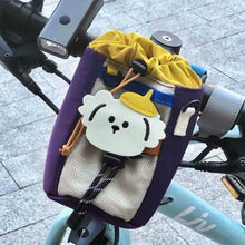 Load image into Gallery viewer, Cute Cartoon Riding Hanging Bag Bicycle Kettle Sundries Storage Bag Self-Adhesive Cloth Binding Fixed
