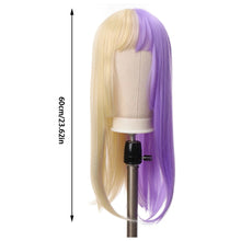 Load image into Gallery viewer, Jellyfish Queen Hair Style Black Long Straight Wig Female Long Hair Natural and Realistic Full Headset Style Internet Celebrity Princess Cut Spot Straight Wig Set

