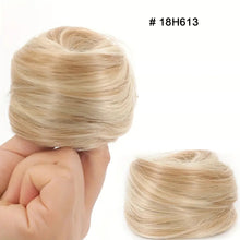 Load image into Gallery viewer, Wig Elastic Band Straight Wig Hair Loop Female Simulated Hair Fluffy Natural Bun Lazy Person Curly Wig Hair Loop
