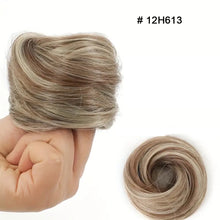 Load image into Gallery viewer, Wig Elastic Band Straight Wig Hair Loop Female Simulated Hair Fluffy Natural Bun Lazy Person Curly Wig Hair Loop

