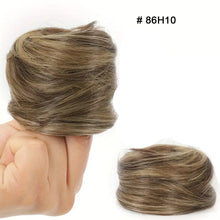 Load image into Gallery viewer, Wig Elastic Band Straight Wig Hair Loop Female Simulated Hair Fluffy Natural Bun Lazy Person Curly Wig Hair Loop
