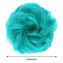 Load image into Gallery viewer, Fashion Maruko Shaped Wig with Elasticity Flower Bud Flower Bud Curly Hair Wig and Headband
