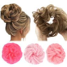Load image into Gallery viewer, Fashion Maruko Shaped Wig with Elasticity Flower Bud Flower Bud Curly Hair Wig and Headband
