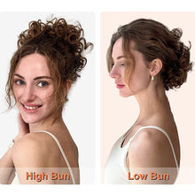 Load image into Gallery viewer, Small Roll Drawstring Fluffy and Messy Elastic Mesh Drawstring Synthetic Ponytail Wig Braided Wig

