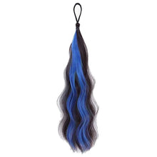 Load image into Gallery viewer, Hair Braid Highlights Ponytail Dopamine Fried Dough Twists Braid Hair Increase Color Hair Band Wig Ring Wig Band Highlights
