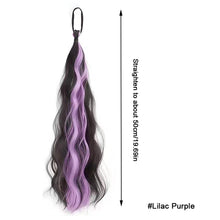 Load image into Gallery viewer, Hair Braid Highlights Ponytail Dopamine Fried Dough Twists Braid Hair Increase Color Hair Band Wig Ring Wig Band Highlights

