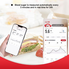 Load image into Gallery viewer, Continuous glucose monitoring, blood glucose meter without finger pricking, real-time measurement of high and low blood sugar, real-time reminder of blood glucose meter
