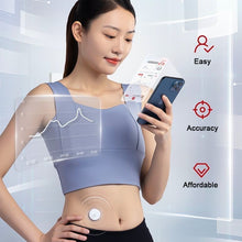 Load image into Gallery viewer, Continuous glucose monitoring, blood glucose meter without finger pricking, real-time measurement of high and low blood sugar, real-time reminder of blood glucose meter
