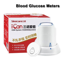 Load image into Gallery viewer, Continuous glucose monitoring, blood glucose meter without finger pricking, real-time measurement of high and low blood sugar, real-time reminder of blood glucose meter

