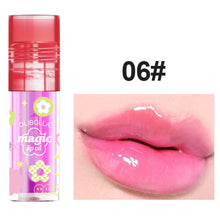 Load image into Gallery viewer, Warm Changing Lip Oil Is Moisturizing Easy To Color Moisturizing Color Changing Lip Glaze Pouting Lip Gloss Lip Glaze
