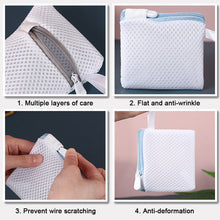 Load image into Gallery viewer, Color Blocked Multi Size Laundry Bag Thickened Polyester Mini Multifunctional Protection Clothing Care Washing Machine Mesh Bag
