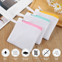 Load image into Gallery viewer, Color Blocked Multi Size Laundry Bag Thickened Polyester Mini Multifunctional Protection Clothing Care Washing Machine Mesh Bag
