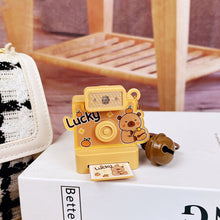Load image into Gallery viewer, Cute Cartoon Flashlight Polaroid Kuromi Key Chain Retro Camera Jade Guigou Keychain Small Pendant
