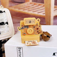 Load image into Gallery viewer, Cute Cartoon Flashlight Polaroid Kuromi Key Chain Retro Camera Jade Guigou Keychain Small Pendant
