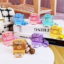 Load image into Gallery viewer, Cute Cartoon Flashlight Polaroid Kuromi Key Chain Retro Camera Jade Guigou Keychain Small Pendant
