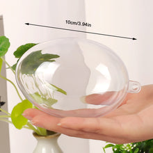 Load image into Gallery viewer, 17cm PVC Organizer Box For Labubu Dust-Proof Transparent Face Shield for Dolls Transparent Ball Christmas Decoration Festival Ceiling Pendant
