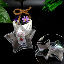 Load image into Gallery viewer, 16cm Anti-proof Cover For Labubu Dustproof Star Shape Cover Transparent Ball Christmas Decoration Festival Ceiling Pendant
