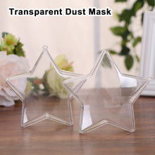 Load image into Gallery viewer, 16cm Anti-proof Cover For Labubu Dustproof Star Shape Cover Transparent Ball Christmas Decoration Festival Ceiling Pendant
