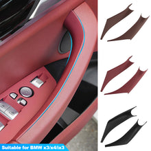Load image into Gallery viewer, 1Pc Car Interior Door Handle Pull Protective Cover ABS Left Right For BMW X3 ix3 X4 2018-2024
