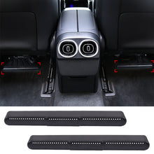 Load image into Gallery viewer, 2Pcs Car ABS Under Seat AC Air Vent Covers Grille Rear Seat Bottom Anit-Blocking Outlet Dust Cover For Mercedes Benz C C200/C260L 2022-2024
