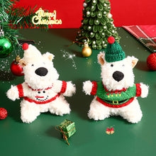 Load image into Gallery viewer, For Jellycat Dog 11cm West Highland White Terrier Christmas Snowman Sweater Winter Clothes Hat Replacement Outfit Accessories Mini Clothes
