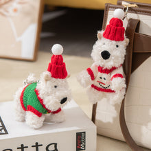 Load image into Gallery viewer, For Jellycat Dog 11cm West Highland White Terrier Christmas Snowman Sweater Winter Clothes Hat Replacement Outfit Accessories Mini Clothes
