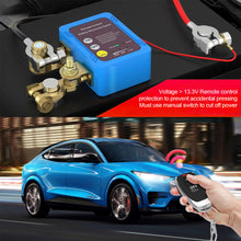 Load image into Gallery viewer, Car 12V 240A Battery Disconnect Power Switch Shut Off Cut Off Kill Switch With Remote Control Truck Switch
