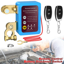 Load image into Gallery viewer, Car 12V 240A Battery Disconnect Power Switch Shut Off Cut Off Kill Switch With Remote Control Truck Switch
