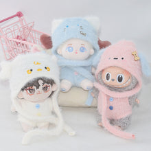 Load image into Gallery viewer, 10cm Cotton Dolls Cute Animal Hat Clothes Dress New Baby Clothes Doll Clothes Multicolor Embroider BJD Doll Clothes Master Dog
