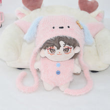 Load image into Gallery viewer, 10cm Cotton Dolls Cute Animal Hat Clothes Dress New Baby Clothes Doll Clothes Multicolor Embroider BJD Doll Clothes Master Dog
