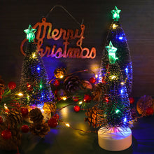 Load image into Gallery viewer, Christmas Tree LED Night Light Atmosphere Lamp Decoration Table Light Plastic Pine Needles Night Lamp Home Holiday Light
